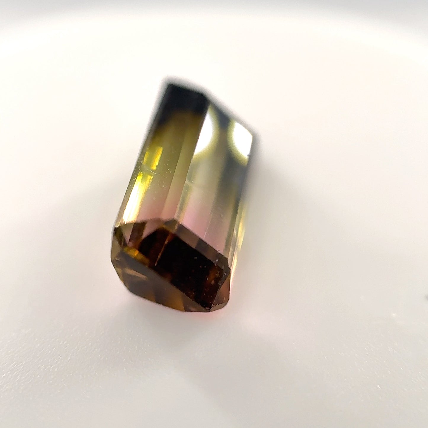 234-TMBC-163 | 3.78ct Bi-Color Tourm | 6.2x12.2mm | Untreated