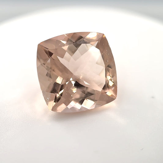 Earth Grown 5ct Morganite – Loose Gemstone 11.1x11.1mm