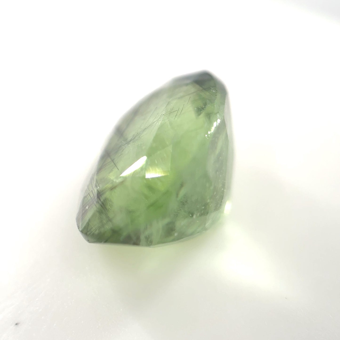 1450-RPD-87 | 7.26ct Rutilated Peridot | 10.5x13.5mm