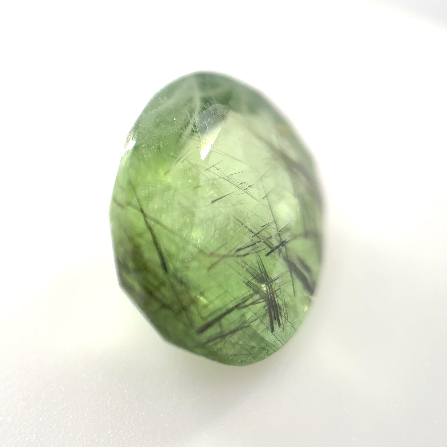 1450-RPD-87 | 7.26ct Rutilated Peridot | 10.5x13.5mm