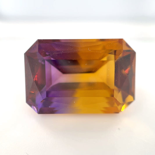 Earth Grown 29.3ct Ametrine – Loose Gemstone 15.1x22.1mm