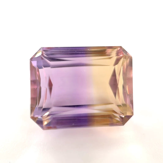 Earth Grown 14.2ct Ametrine – Loose Gemstone 14.6x17mm