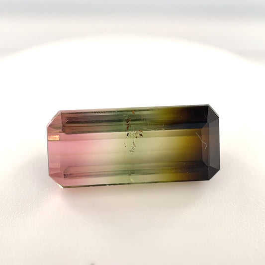 Earth Grown 6.89ct Multi-Color Tourmaline – Untreated Loose Gemstone 7.1x16mm