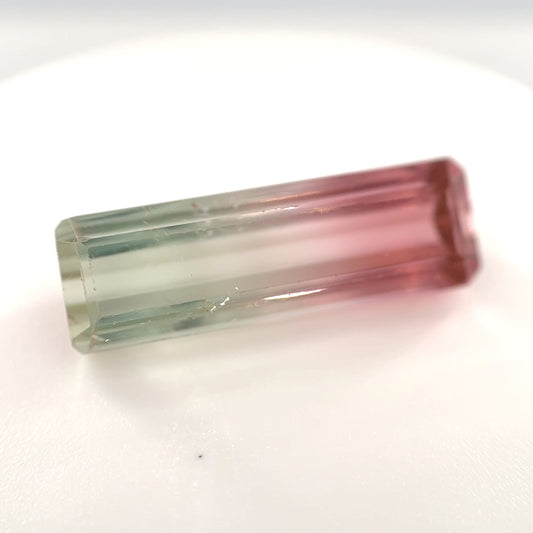 Earth Grown 7.76ct Multi-Color Tourmaline – Untreated Loose Gemstone 6.3x20mm