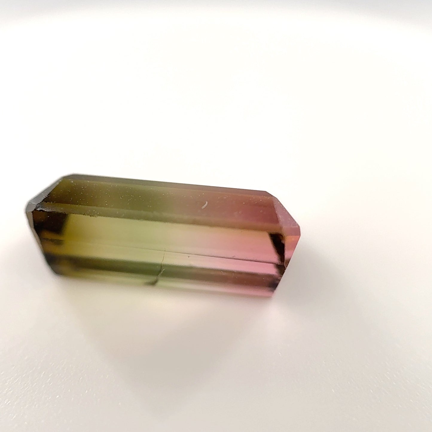 234-TMBC-163 | 3.78ct Bi-Color Tourm | 6.2x12.2mm | Untreated