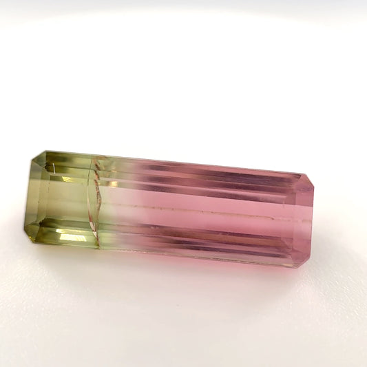 Earth Grown 3ct Multi-Color Tourmaline – Untreated Loose Gemstone 5.1x15.2mm