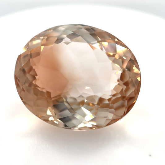 Earth Grown 13.7ct Champagne Topaz – Loose Gemstone 12.8x15.1mm
