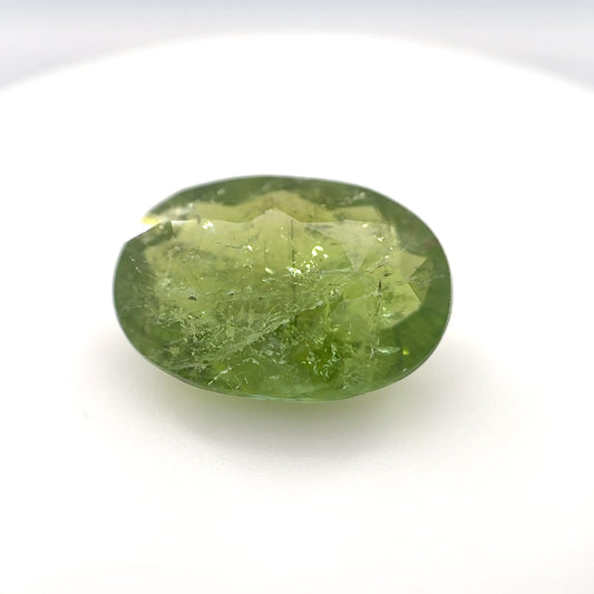 Earth Grown 4.7ct Green Paraiba Tourmaline – Loose Gemstone Oval Cut 9.2x13.2mm