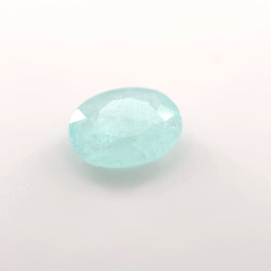 Earth Grown 0.9ct Blue Paraiba Tourmaline – Loose Gemstone Oval Cut 5.8x7mm