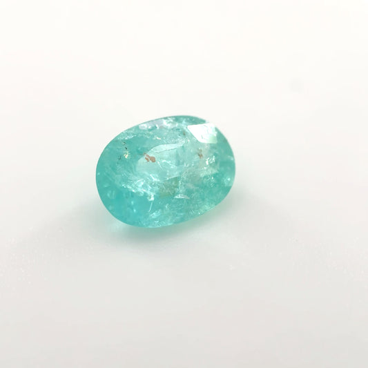 Earth Grown 0.8ct Blue Paraiba Tourmaline – Loose Gemstone Oval Cut 4.6x6.5mm