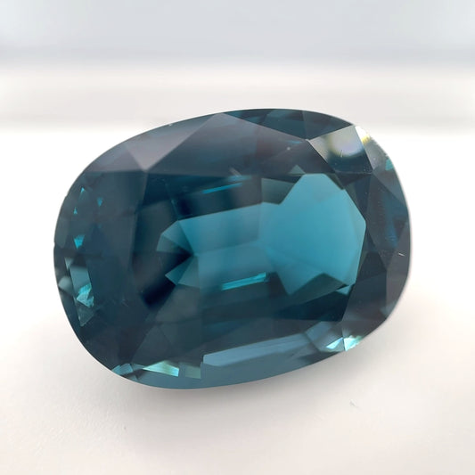 Earth Grown 38ct London Blue Topaz – Loose Gemstone Oval Cut 17x23mm