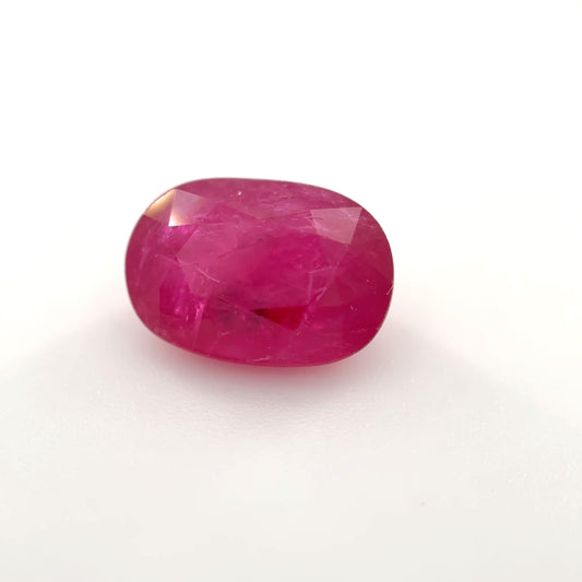Earth Grown 2.2ct Ruby – Loose Gemstone Oval Cut 5.7x8.5mm