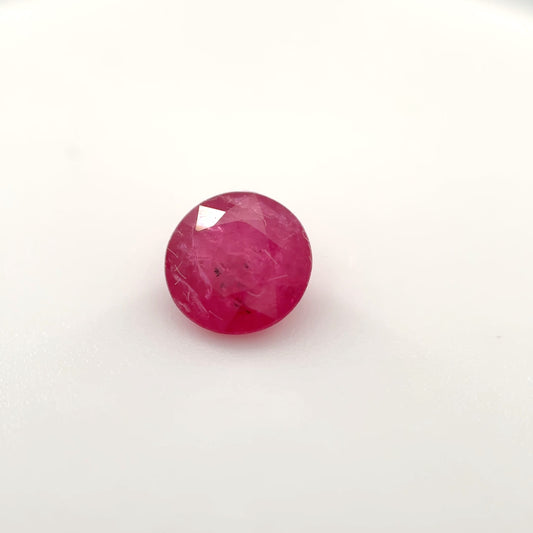 Earth Grown 0.75ct Ruby – Loose Gemstone Round Cut 5.1mm