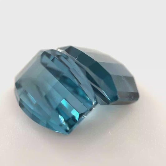 Earth Grown 5.8ct London Blue Topaz – Loose Gemstone 7.2x10mm