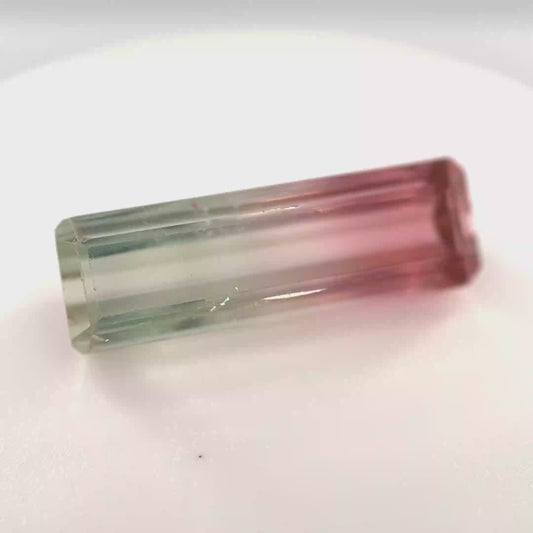 Earth Grown 7.76ct Multi-Color Tourmaline – Untreated Loose Gemstone 6.3x20mm