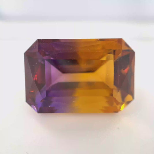 Earth Grown 29.3ct Ametrine – Loose Gemstone 15.1x22.1mm