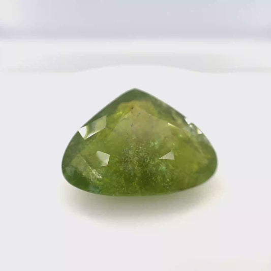 Earth Grown 11.45ct Green Paraiba Tourmaline – Loose Gemstone Pear Cut 14x18.4mm