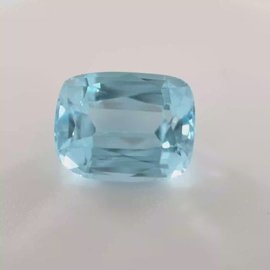Earth Grown 3.3ct Swiss Blue Topaz – Loose Gemstone 7.5x9.5mm