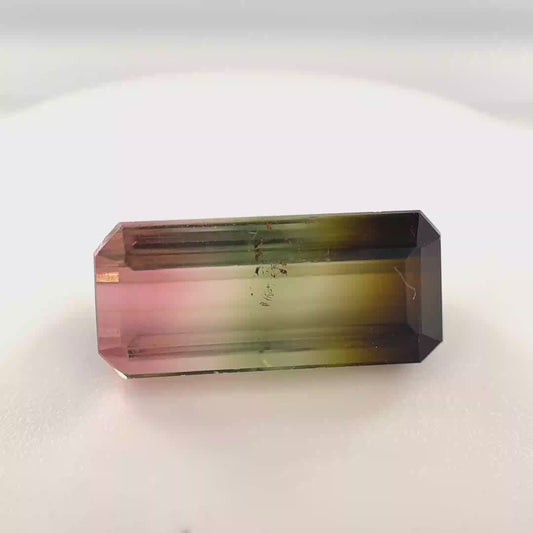 Earth Grown 6.89ct Multi-Color Tourmaline – Untreated Loose Gemstone 7.1x16mm
