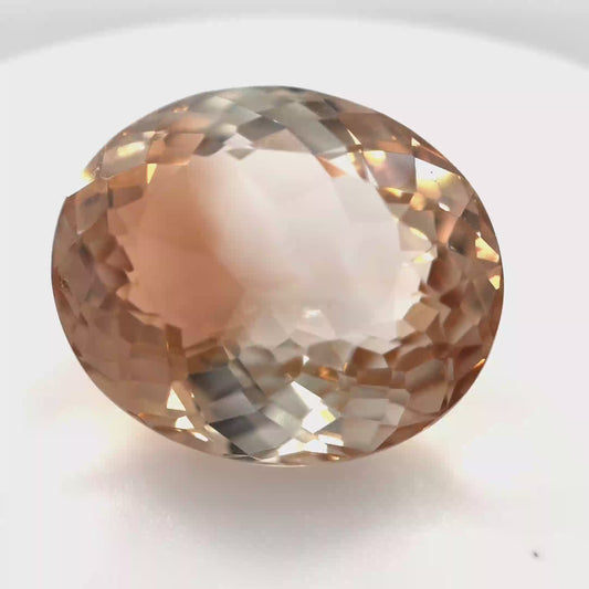 Earth Grown 13.7ct Champagne Topaz – Loose Gemstone 12.8x15.1mm