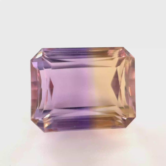 Earth Grown 14.2ct Ametrine – Loose Gemstone 14.6x17mm
