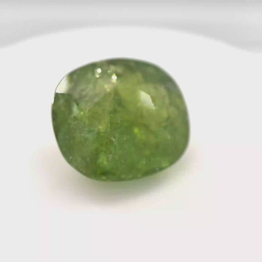 Earth Grown 9.15ct Green Paraiba Tourmaline – Loose Gemstone Cushion Cut 12.5x13.8mm