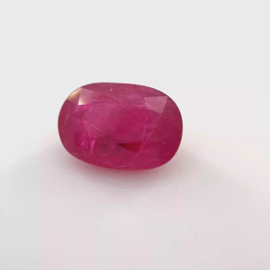 Earth Grown 2.2ct Ruby – Loose Gemstone Oval Cut 5.7x8.5mm