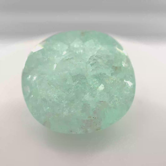 Earth Grown 22.8ct Blue Paraiba Tourmaline – Loose Gemstone Oval Cut 17.1x18.4mm