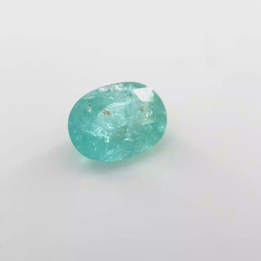 Earth Grown 0.8ct Blue Paraiba Tourmaline – Loose Gemstone Oval Cut 4.6x6.5mm